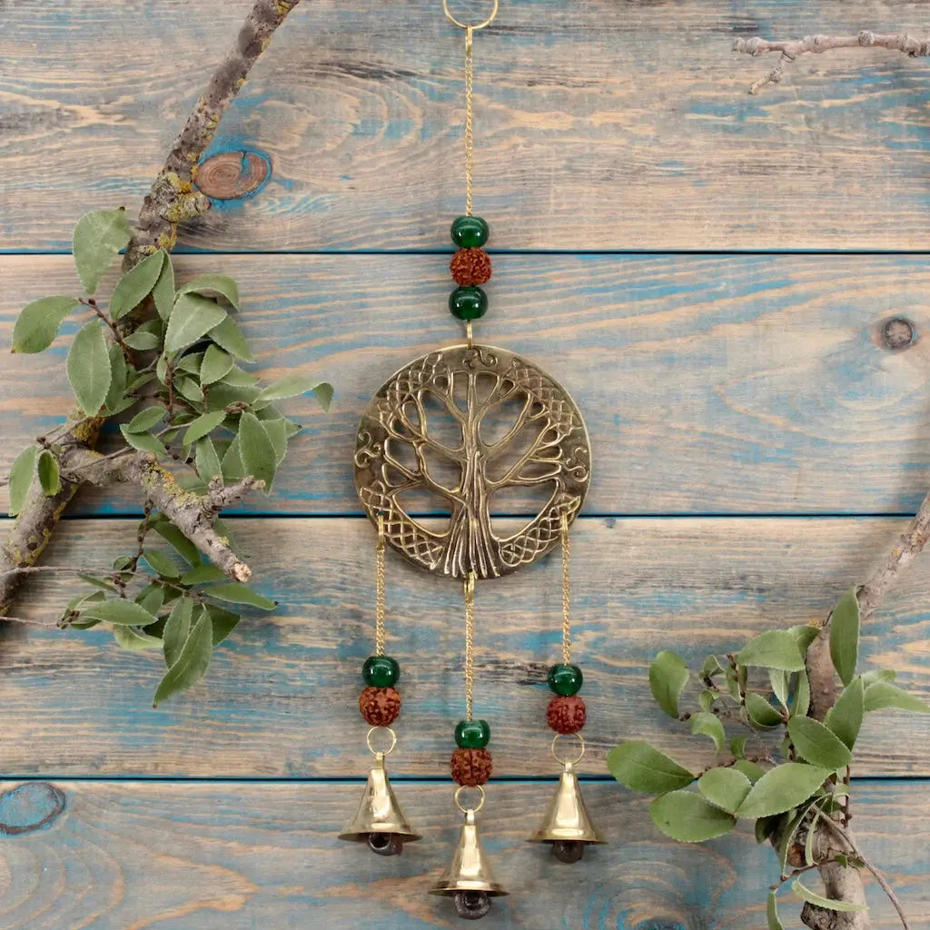 Brass Tree of Life Bell Chimes