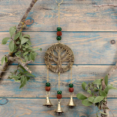 Brass Tree of Life Bell Chimes