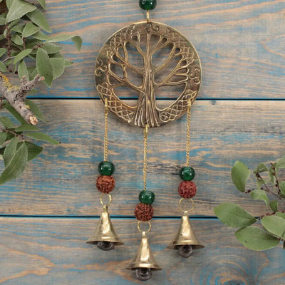 Brass Tree of Life Bell Chimes