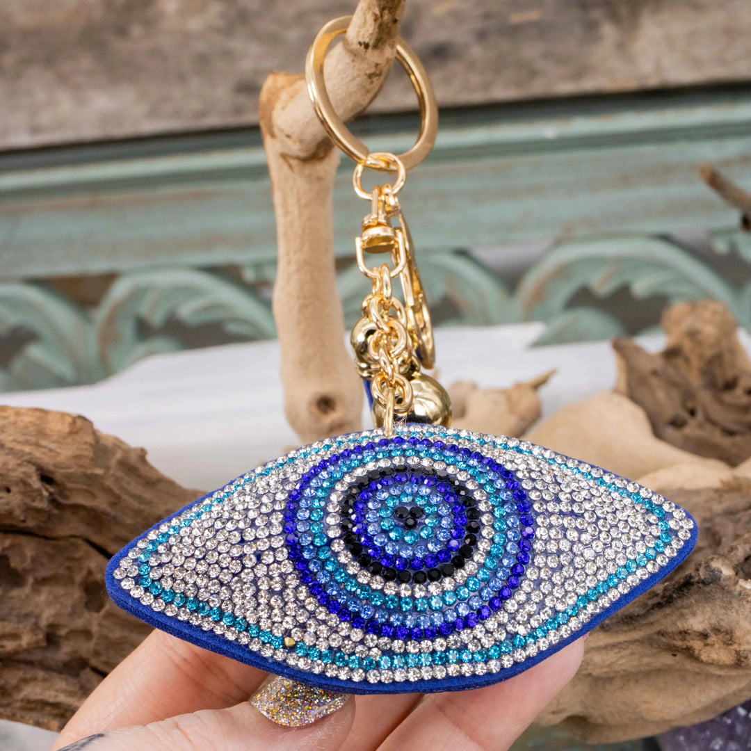 Evil Eye & Hamsa Rhinestone Keychain Collection – RockMama.com Evil Eye & Hamsa Rhinestone Keychain Collection – RockMama.com