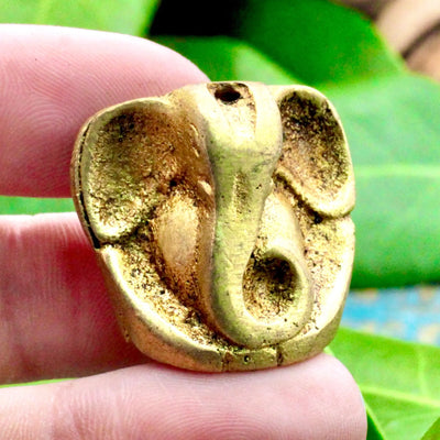 Brass Ganesha - 1"