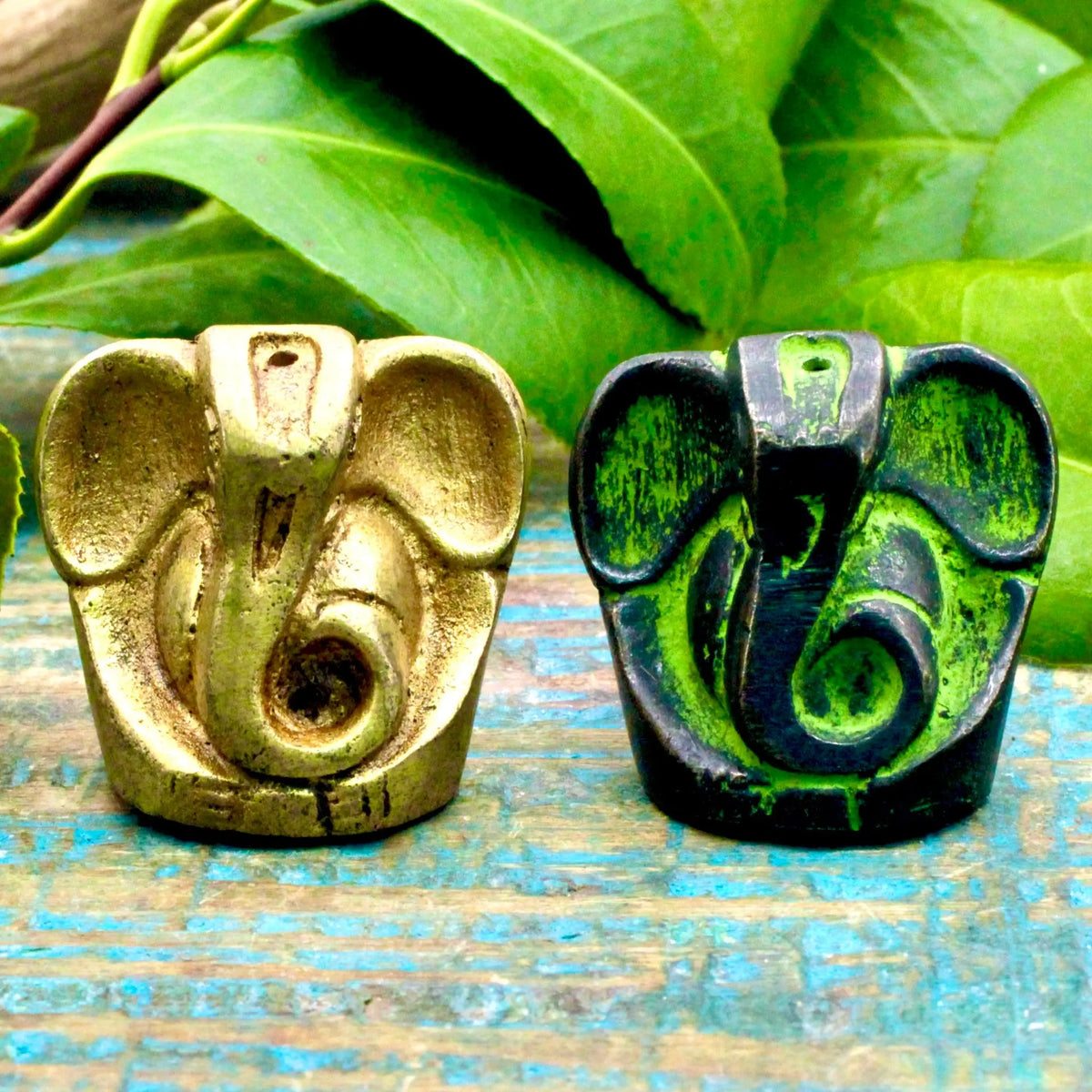 Brass Elephant Incense Holder