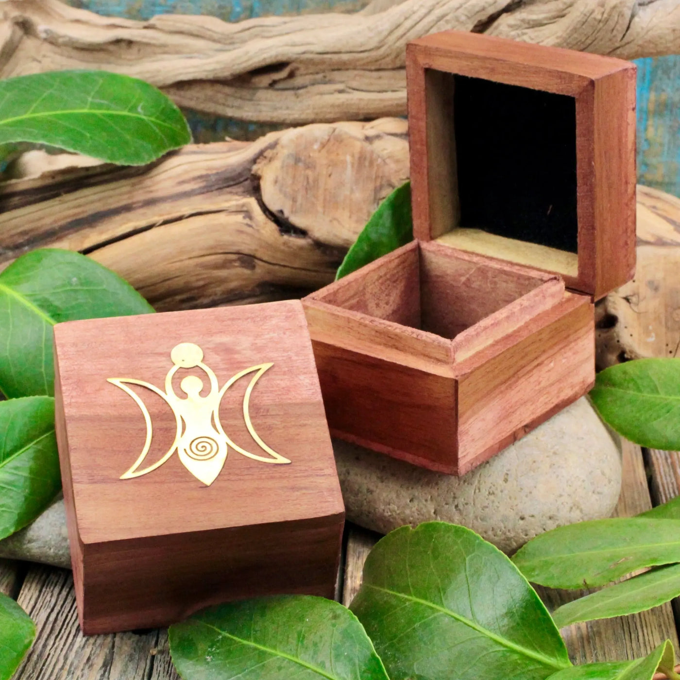 Wooden Goddess Box
