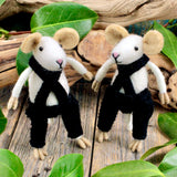Felt Mouse Figurine