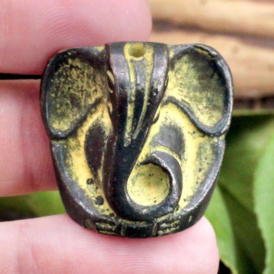 Brass Elephant Incense Holder - Small