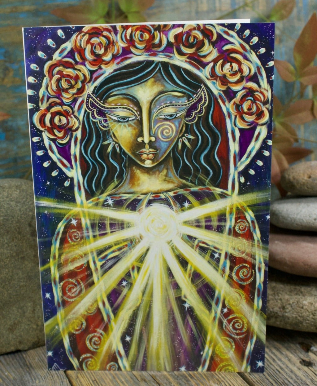 Healing Angel - Blank Greeting Card