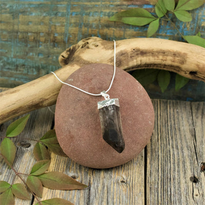 Smokey Quartz Point Necklace