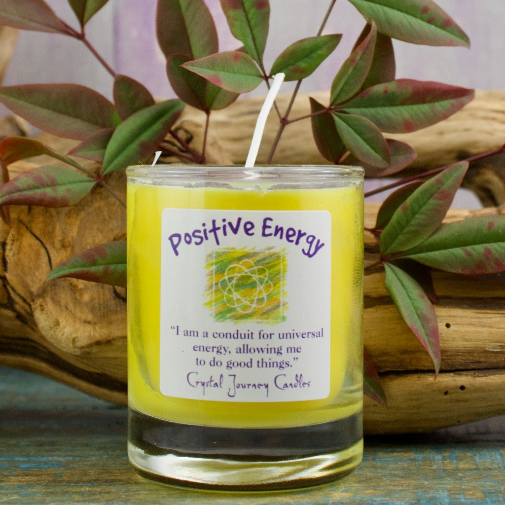 Positive Energy Herbal Magic Votive Candle