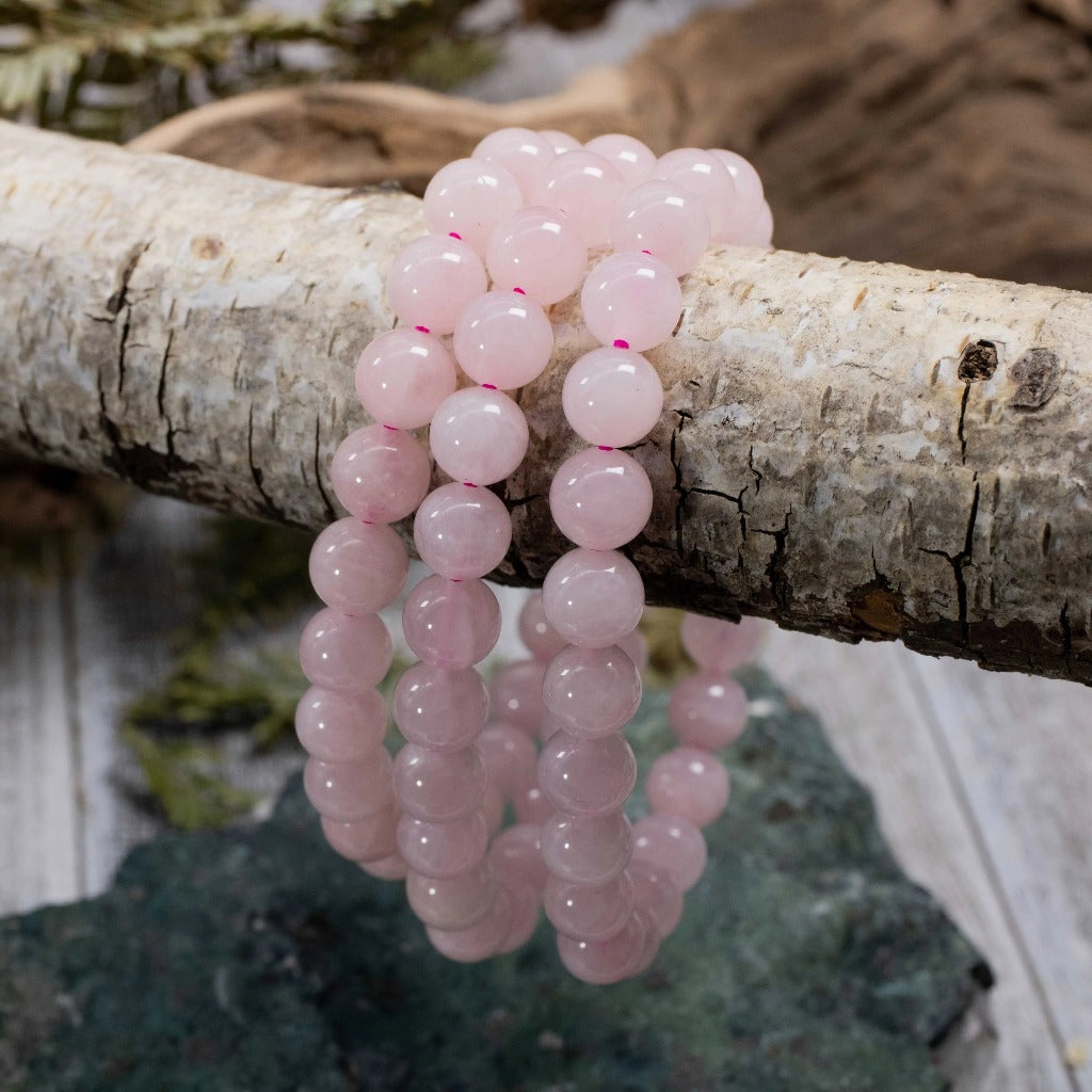 Rose quartz crystal bracelet best sale