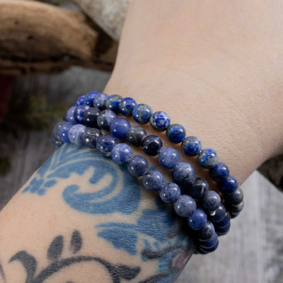 Sodalite Bracelet, Multiple Sizes