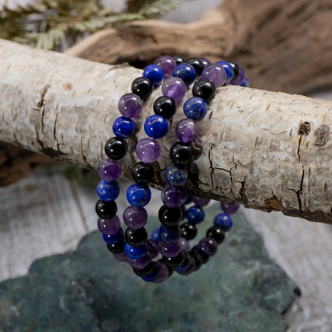Black tourmaline and lapis lazuli cheap