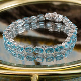 Gemstone Tennis Bracelet - Sterling Silver