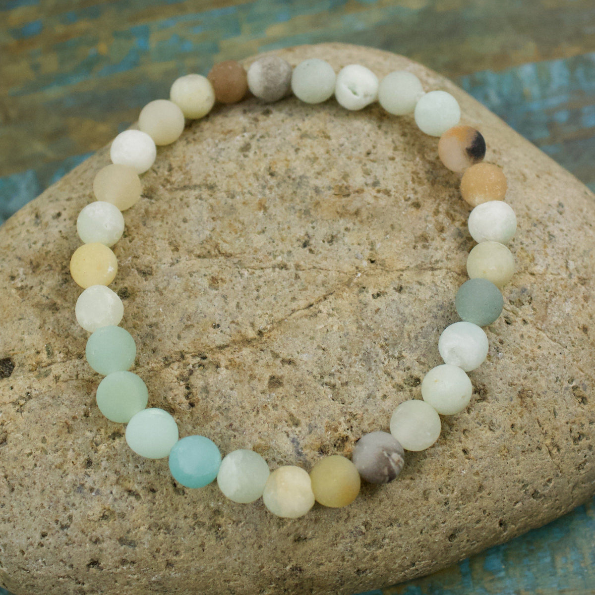 Matte Amazonite Bracelet - 6mm