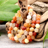 Golden Silk Jade Bracelet - 8mm