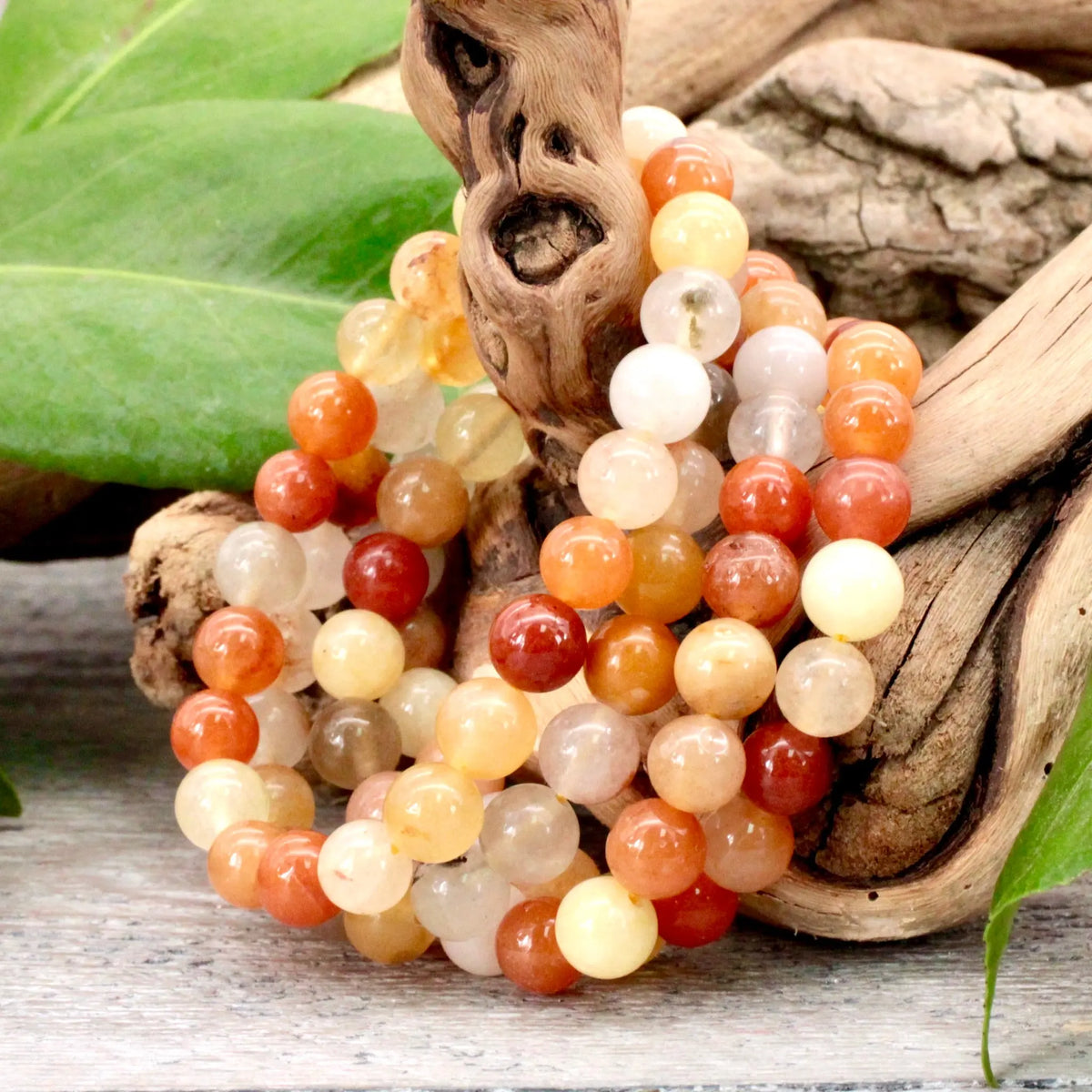 Golden Silk Jade Bracelet - 8mm