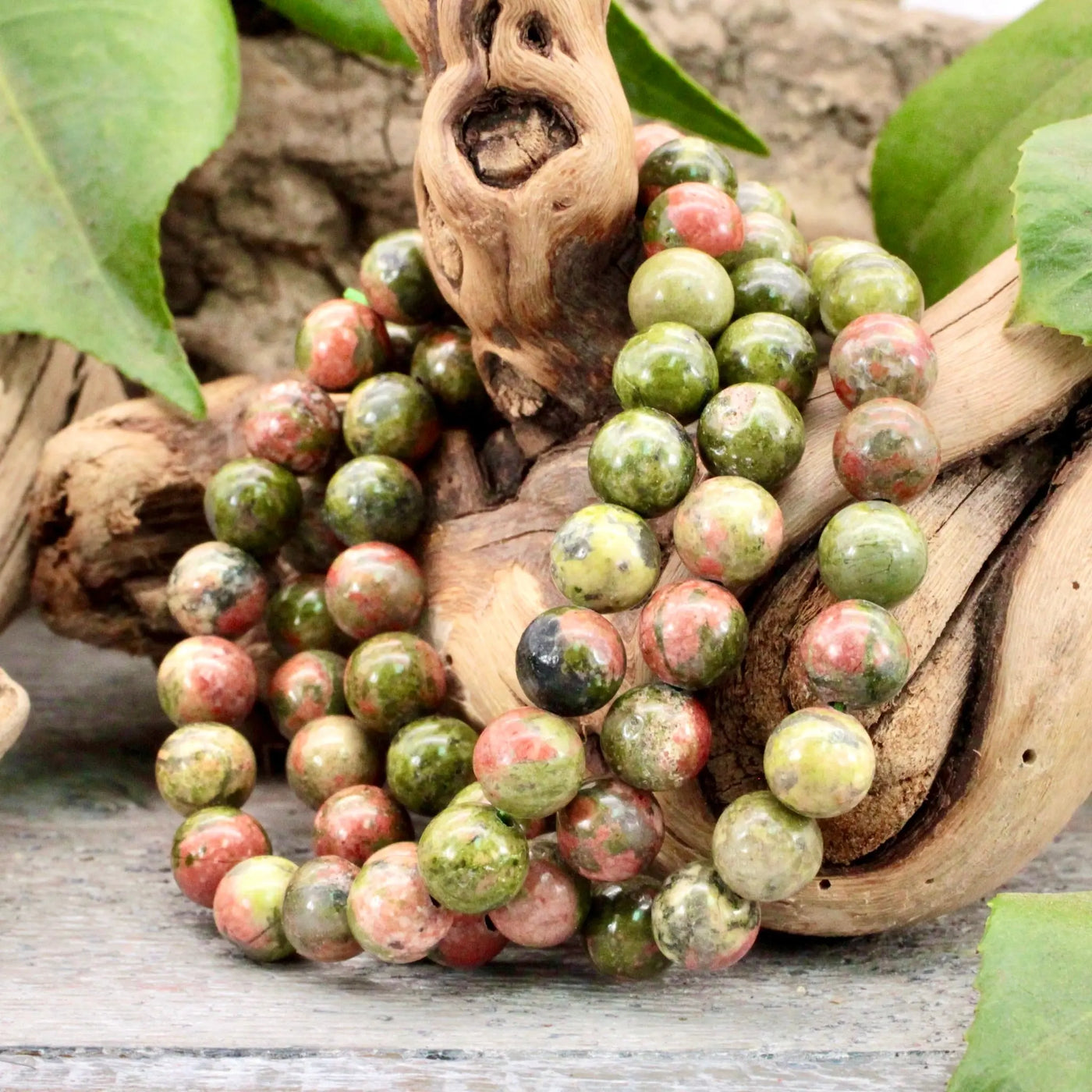 8mm Unakite Bracelet