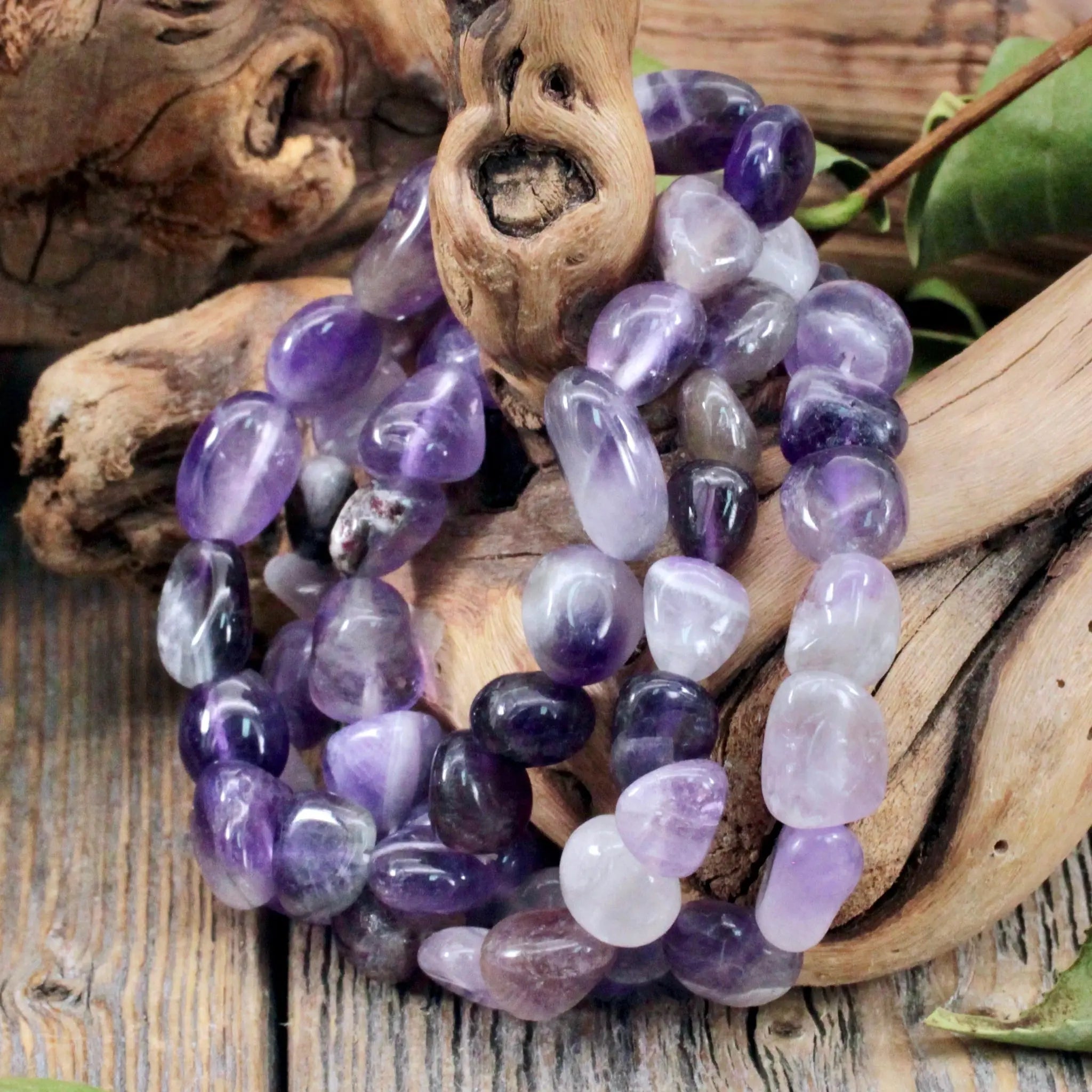 Amethyst Tumbled Bracelet – RockMama.com