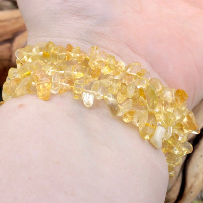 Citrine Chip Bracelet