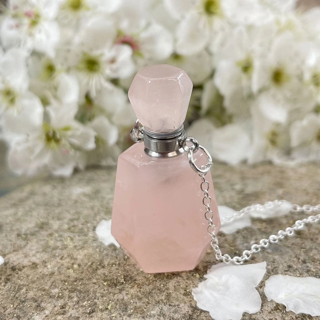 Crystal Vial Necklace Pendant Necklace Shop online –