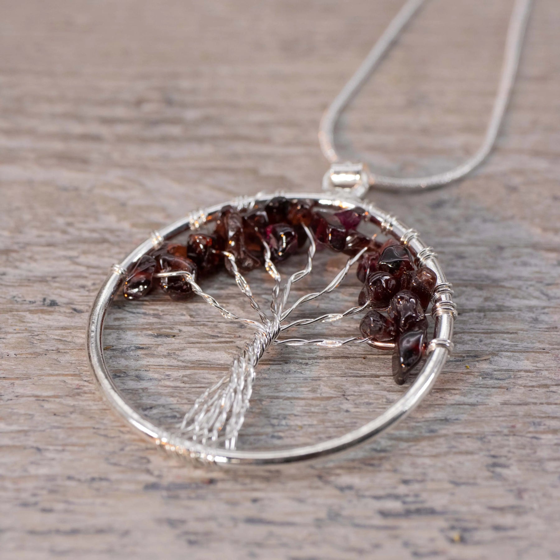 Garnet tree of life top