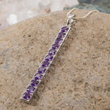 Vertical Crystal Bar Pendant