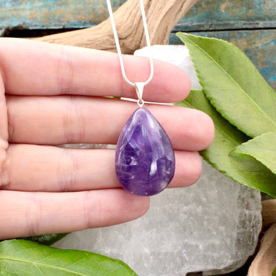 Amethyst Drop Pendant