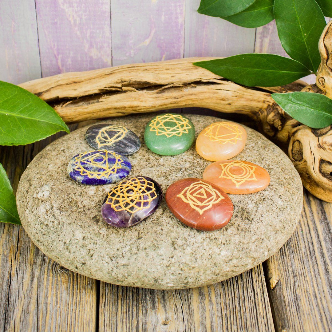 Chakra Stone Set Chakra Crystals 7 Chakra Stones RockMama