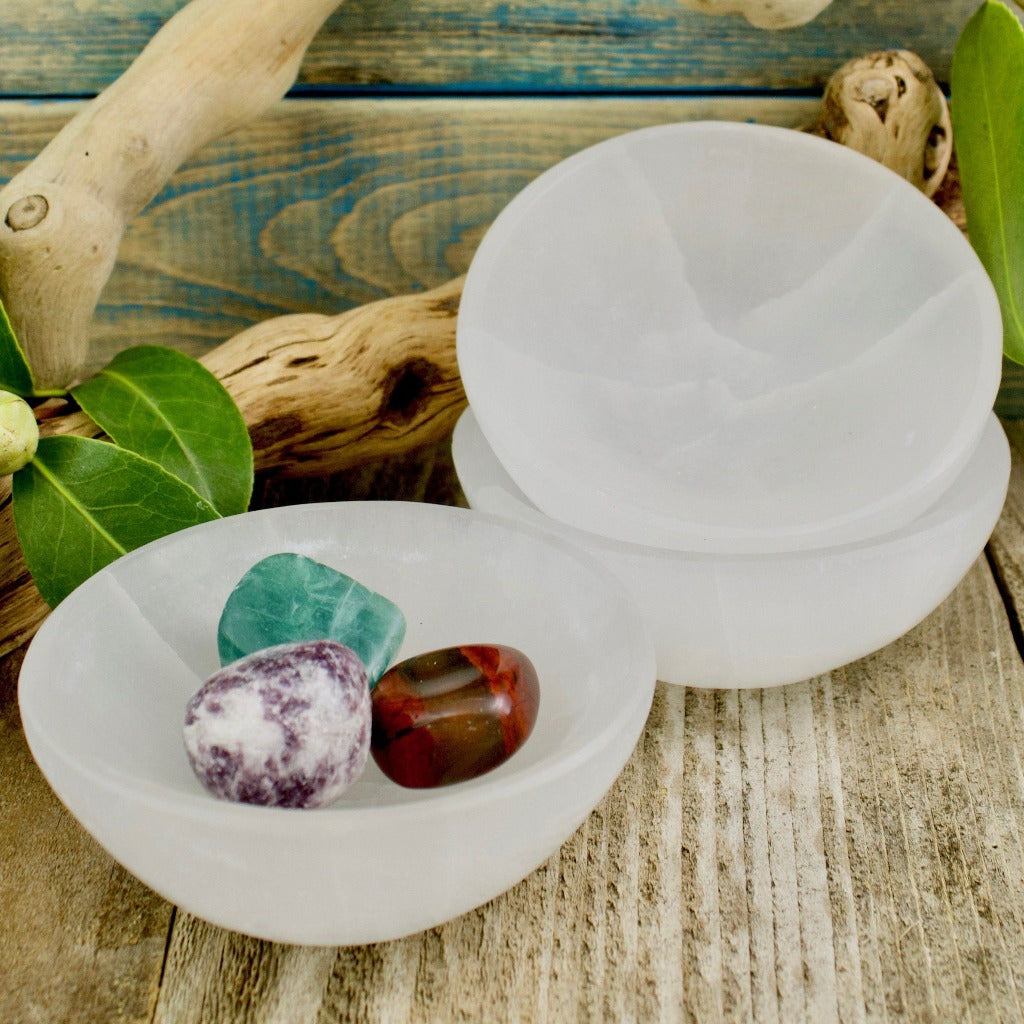 Selenite Clearing & Charging Bowl