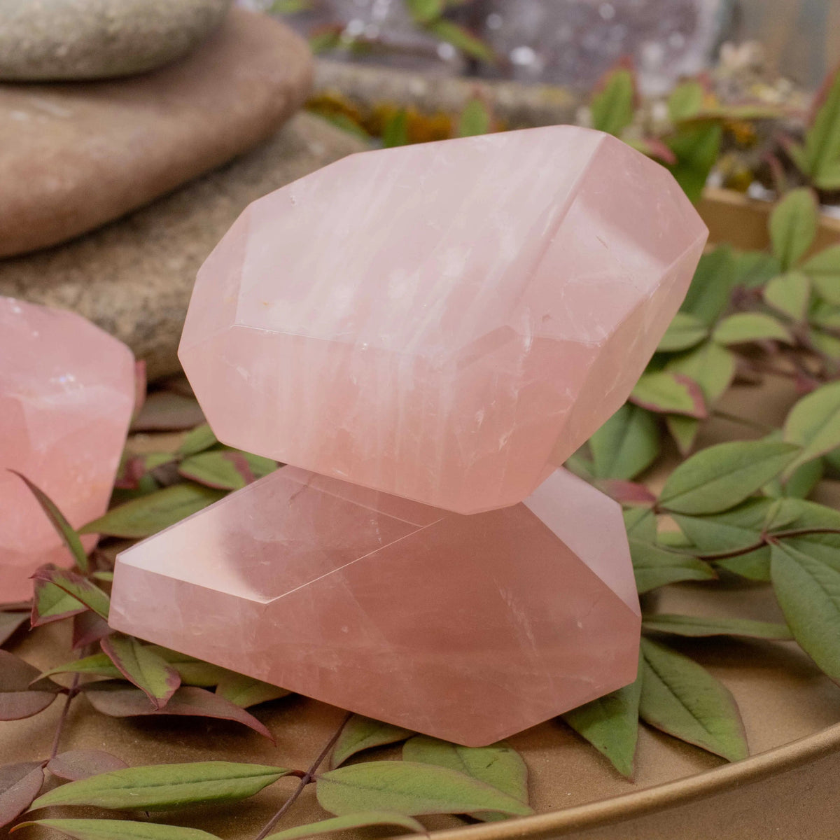 Rose Quartz Polygons