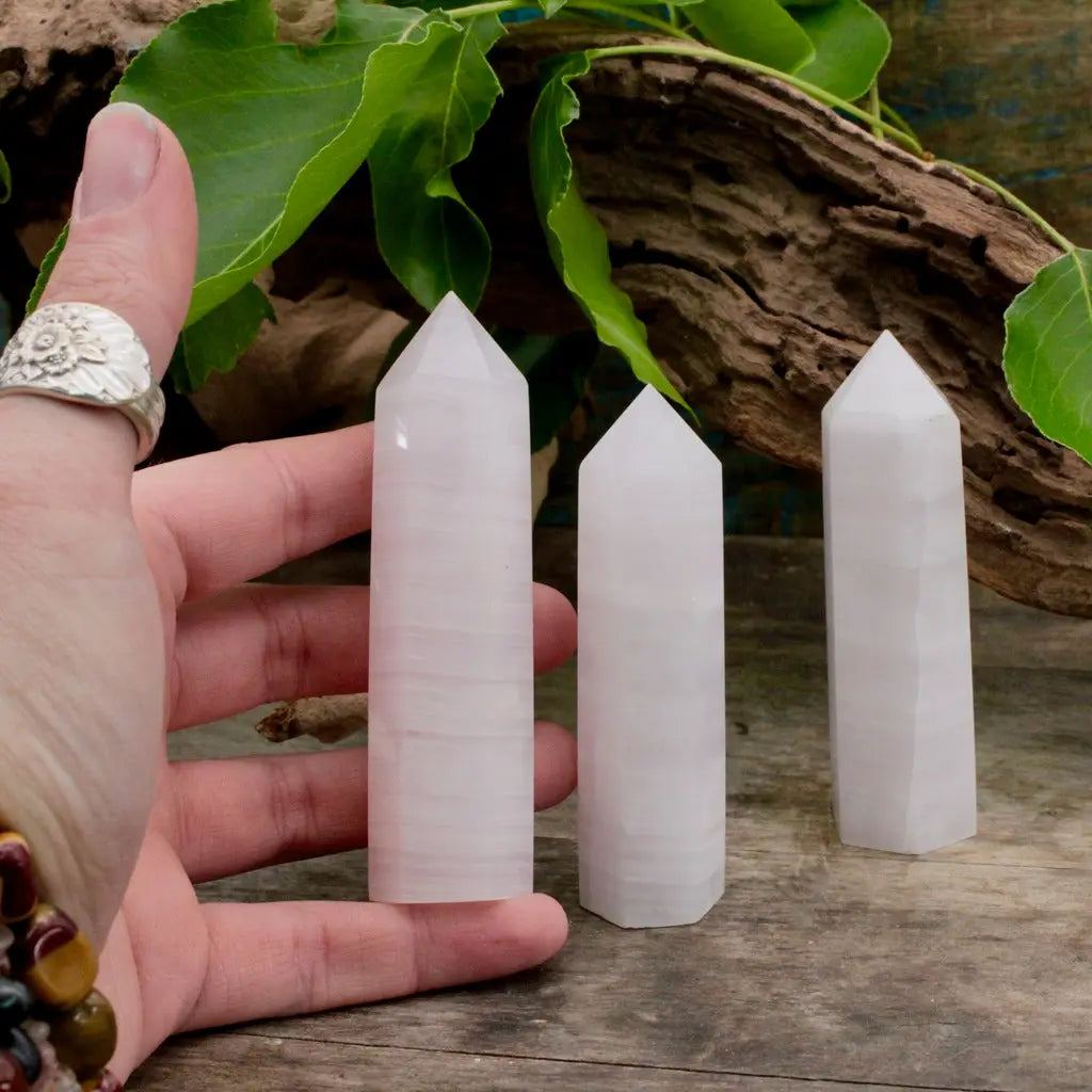Pink Calcite Tower
