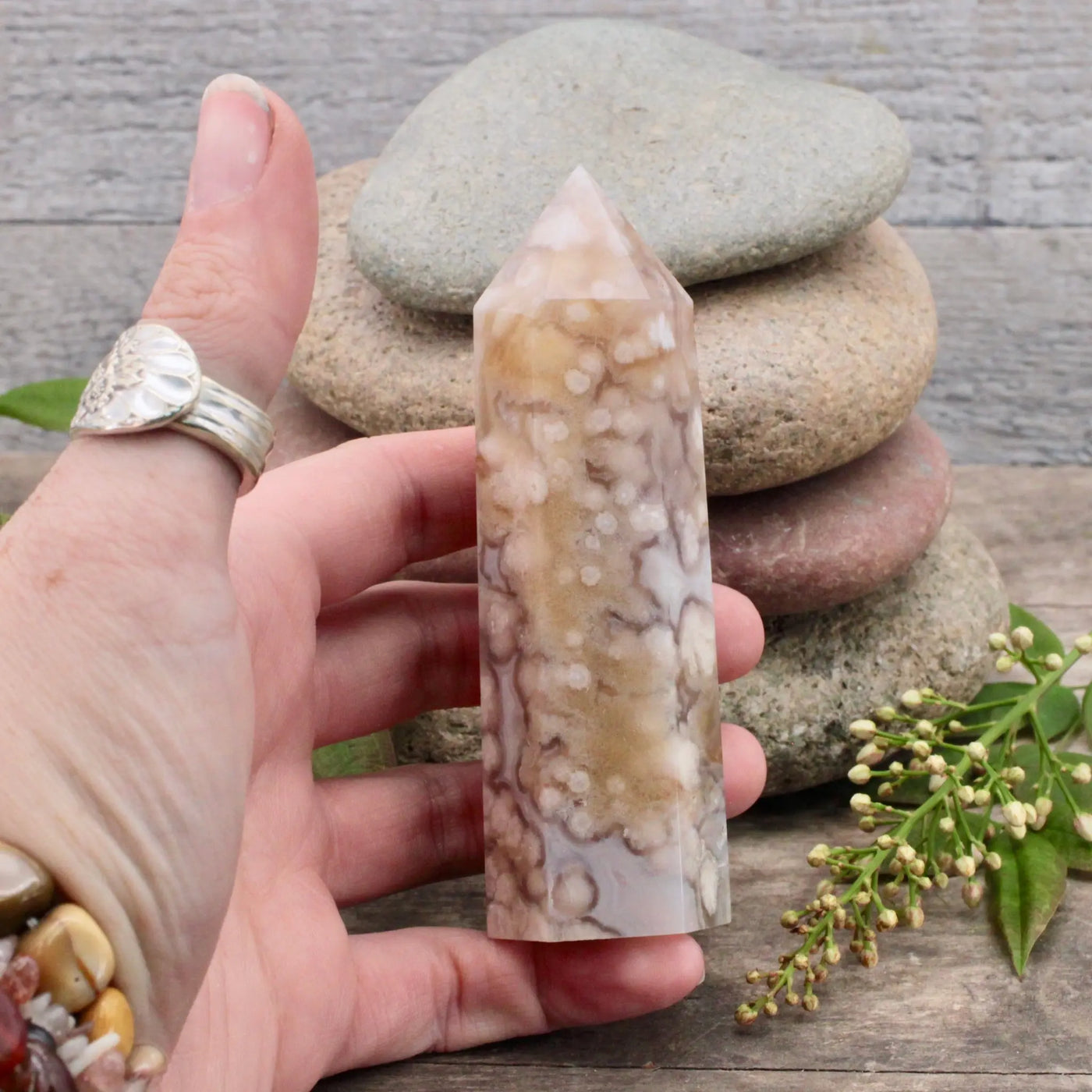 Flower Agate Tower Offering 1