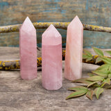 Large Rose Quartz Tower