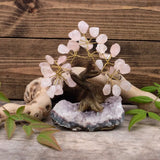 Rose Quartz Crystal Tree, Large