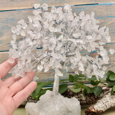 Copy of Garnet Crystal Tree with Zeolite Base