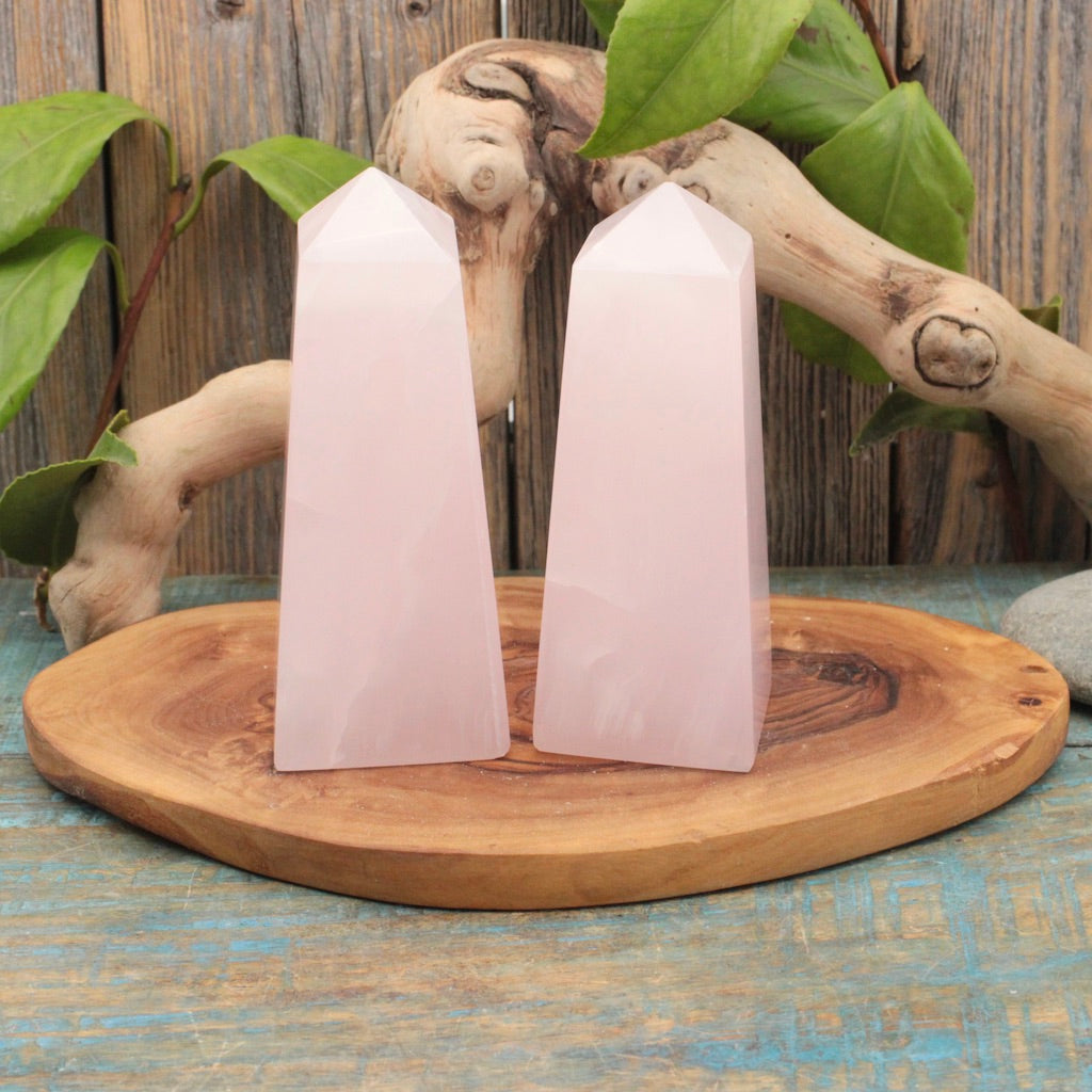 Pink Calcite Tower - Medium