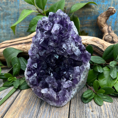 Large Amethyst Cut Base Druzy