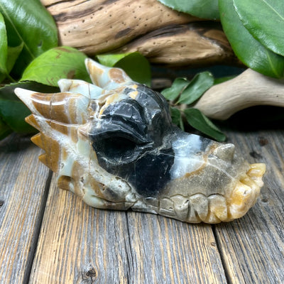 Amazonite Dragon Head