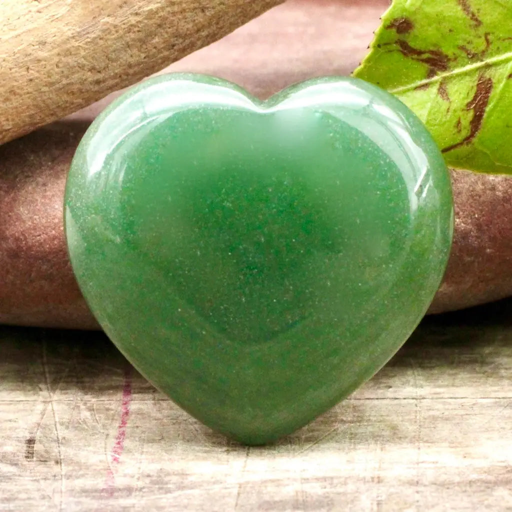 Small Green Aventurine Heart