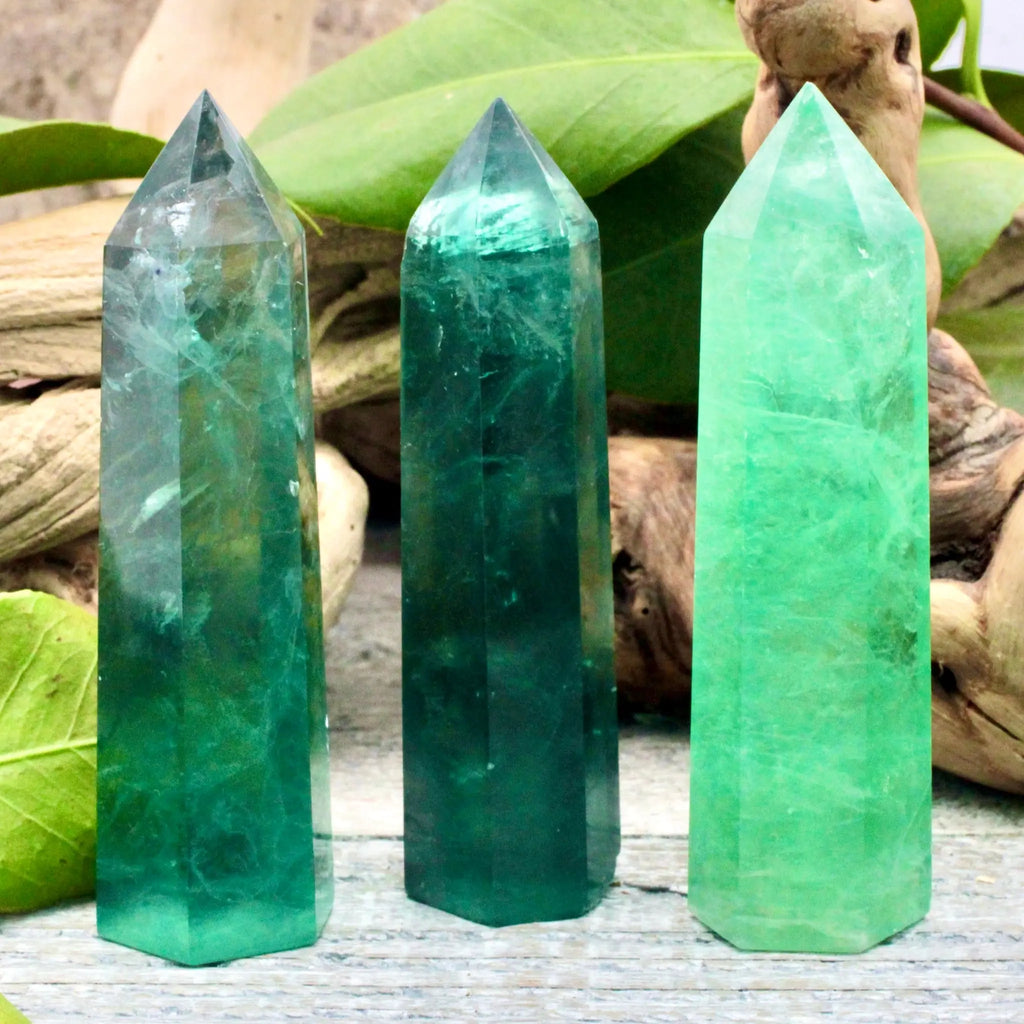 Green store flourite freeform | flourite crystal