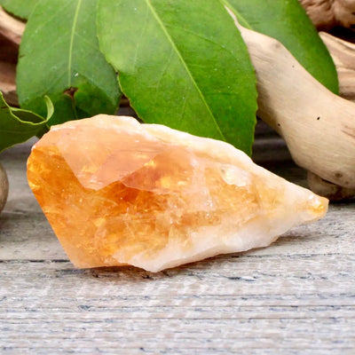 Small Citrine Raw Point