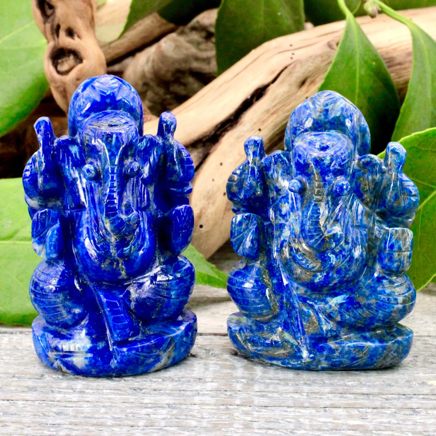Lapis Lazuli Ganesha Carving