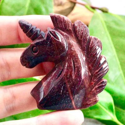 Red Tiger's Eye Unicorn