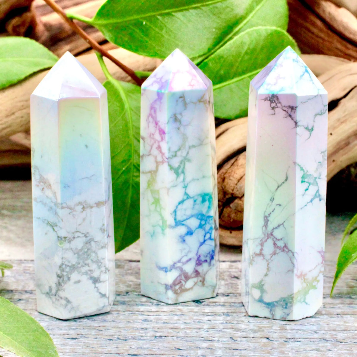 Howlite Aura Tower
