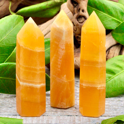Orange Calcite Tower