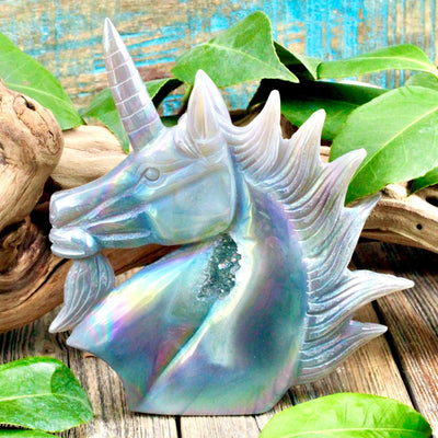 Aura Unicorn Carving