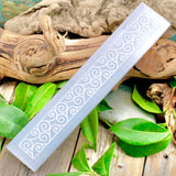 Selenite Incense Holder -Etched