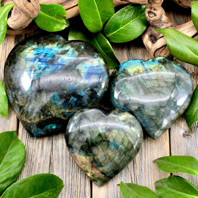 Labradorite Heart - Large