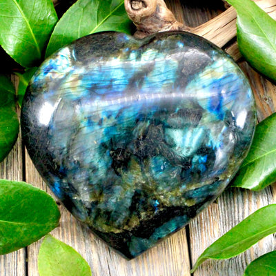 Labradorite Heart - Large