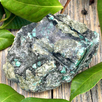 Raw Emerald in Matrix