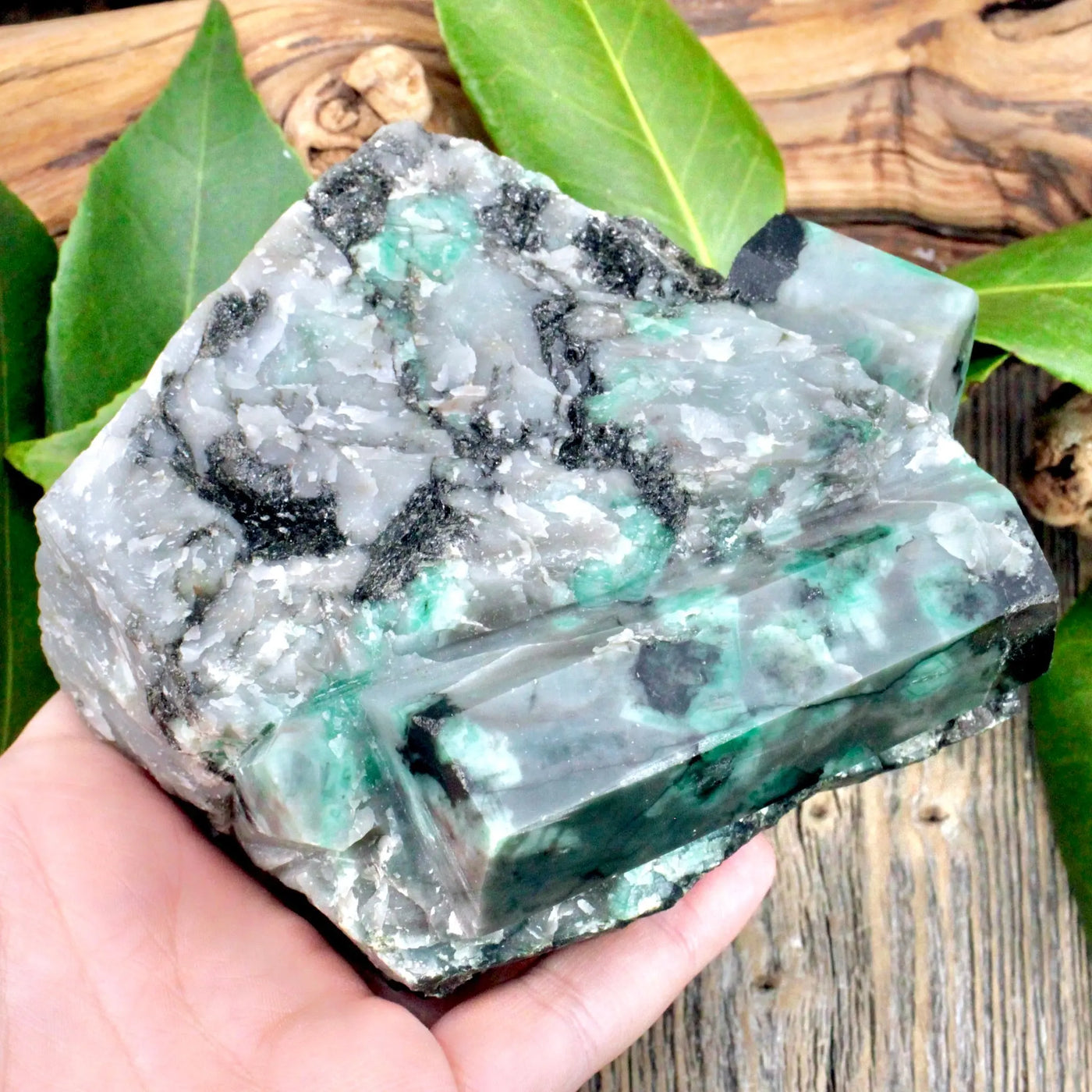 Raw Emerald in Matrix